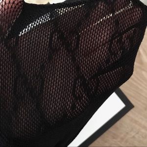 Brand new Gucci Print Black Stockings/Tights